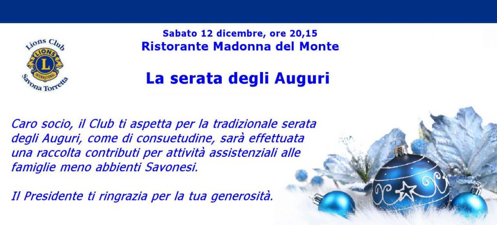 Serata Auguri